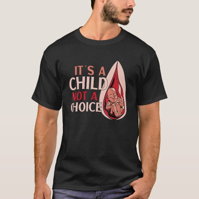 Camiseta Anti-Aborto Pró Vida Conservador Escolhe Vida Re (Frente)