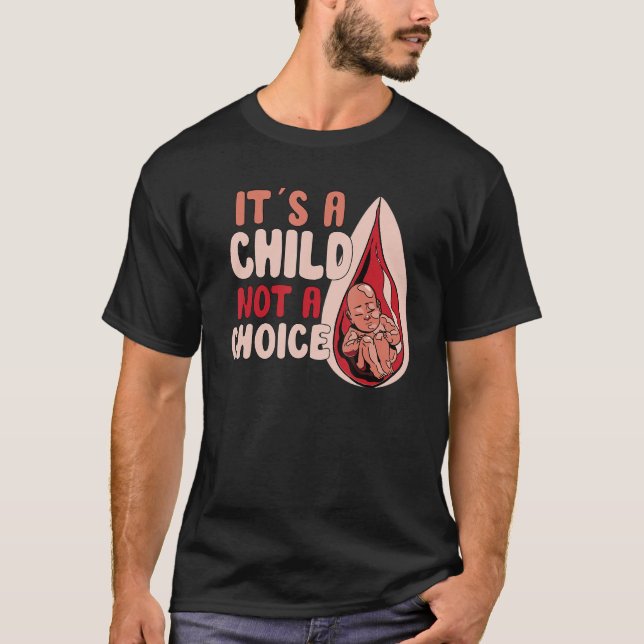 Camiseta Anti-Aborto Pró Vida Conservador Escolhe Vida Re (Frente)