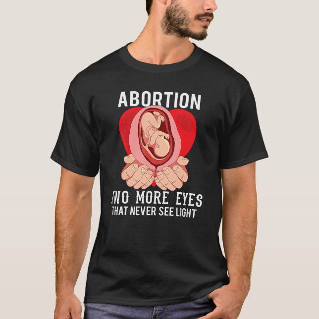 Camiseta Anti-Aborto Pró-Vida Escolha Interromper Vidas Por (Frente)