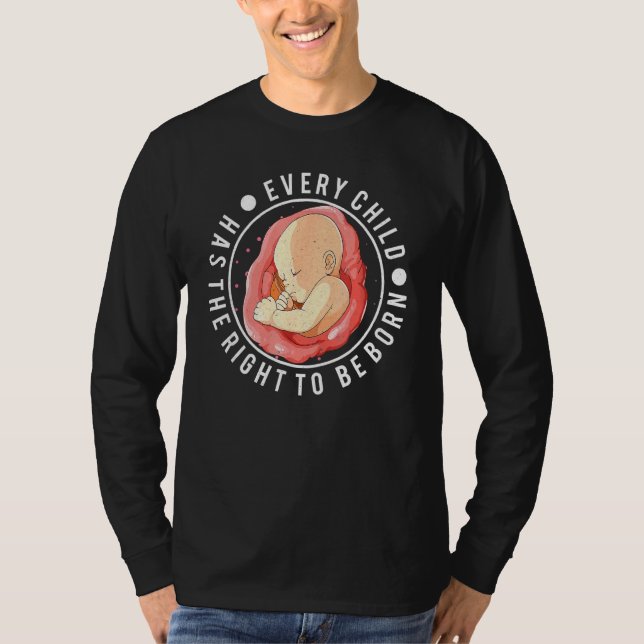 Camiseta Anti-Aborto Pró-Vida Escolha Interromper Vidas Por (Frente)