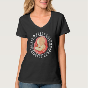 Camiseta Anti-Aborto Pró-Vida Escolha Interromper Vidas Por