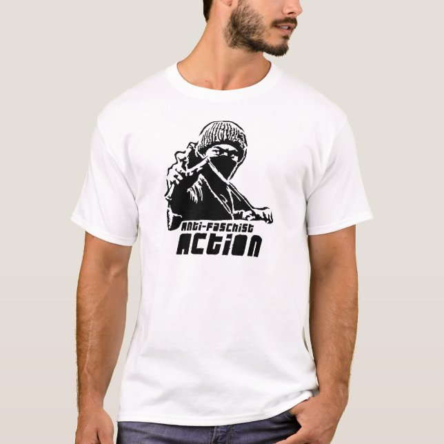 Camiseta Anti ação fascista! (Frente)