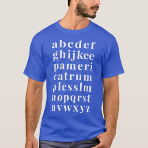 Camiseta Anti-Alfabeto Mantenha a América Trumpless III