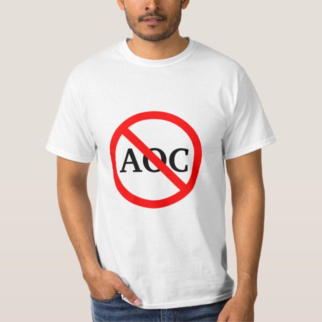 Camiseta Anti AOC Alexandria Ocasio Cortez T-Shirt (Frente)