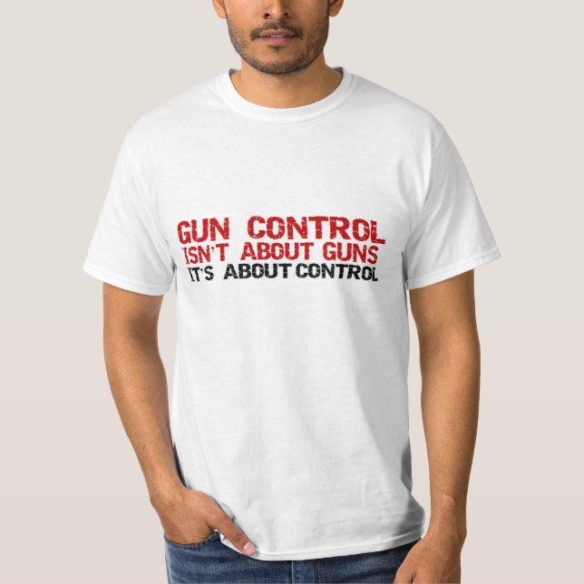 Camiseta Anti arma de Obama sobre o controle político (Frente)