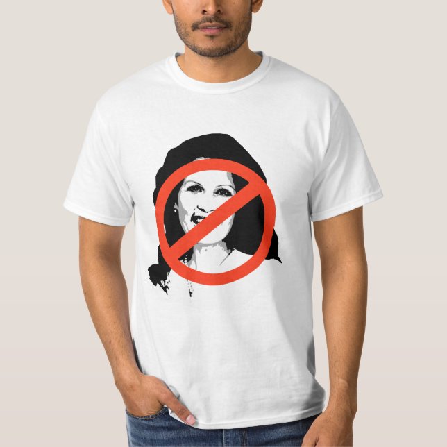 Camiseta ANTI-BACHMAN: Anti-Michelle Bachman (Frente)