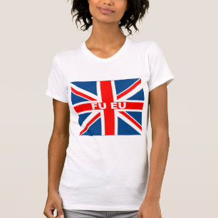 Camiseta Anti bandeira da UE Ingleses