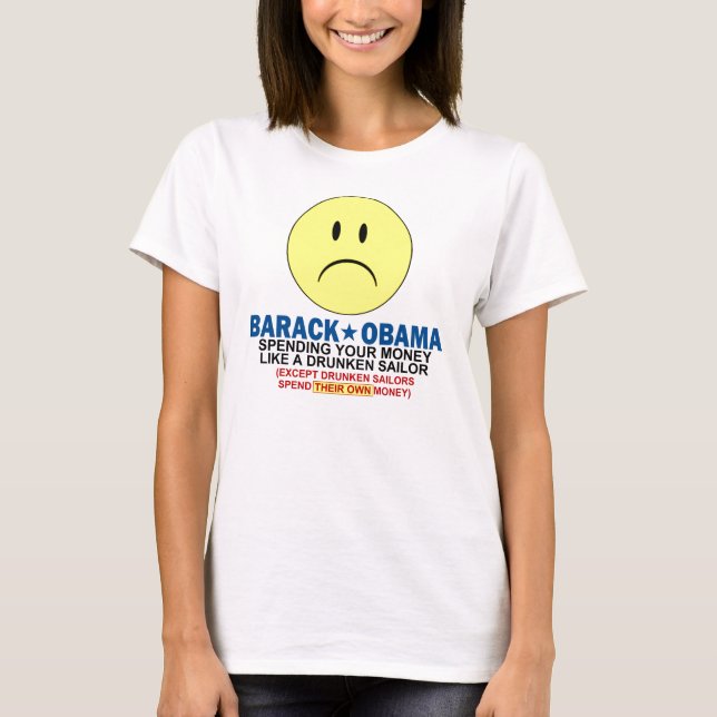 Camiseta Anti Barack Obama (Frente)