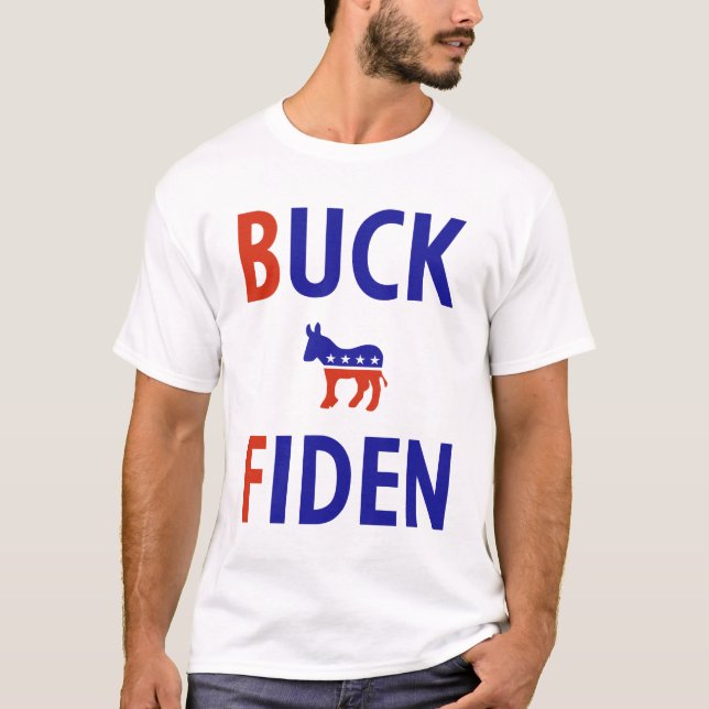 Camiseta Anti-Biden Buck Fiden (Frente)
