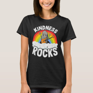 Camiseta Anti-Bullying Rainbow Retro Music Teacher Kindness