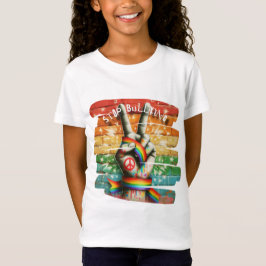 Camiseta Anti-Bullying Sinal de PazCamiseta