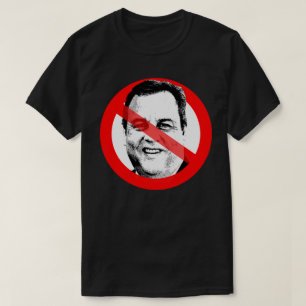 Camiseta Anti Chris Christie cruzou o rosto