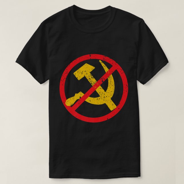 Camiseta Anti-comunismo seja legal, não seja república comu (Frente do Design)