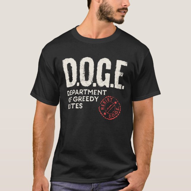 Camiseta Anti-DOGE D.O.G.E. Definição do Significado Real (Frente)