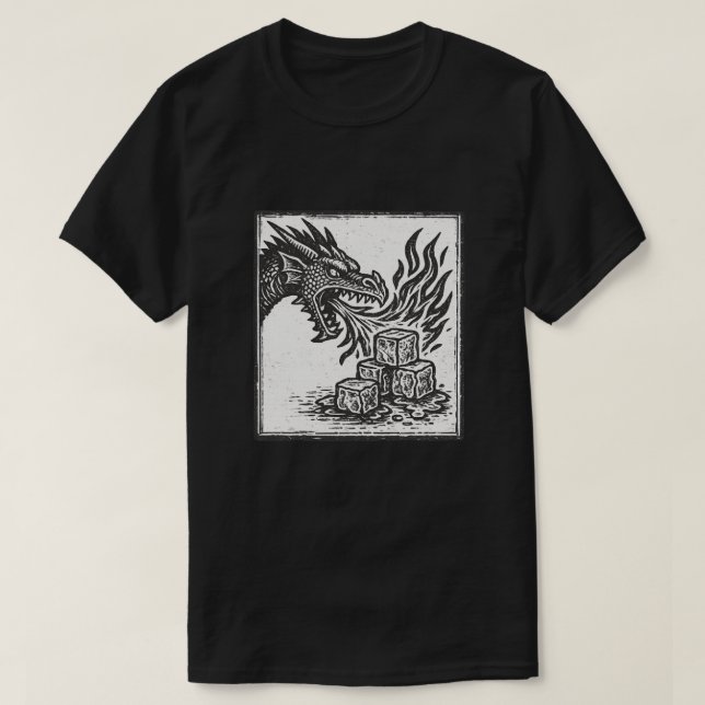 Camiseta Anti Dragão de Gelo (Frente do Design)