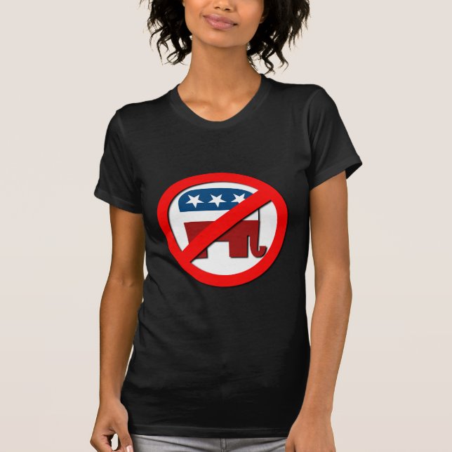 CAMISETA ANTI-ELEPHANT/ANTI REPUBLICANO (Frente)