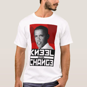 Camiseta Anti GENUFLEXÃO de Obama antes do t-shirt da