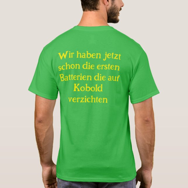 Camiseta Anti Grüne Spruch (Verso)