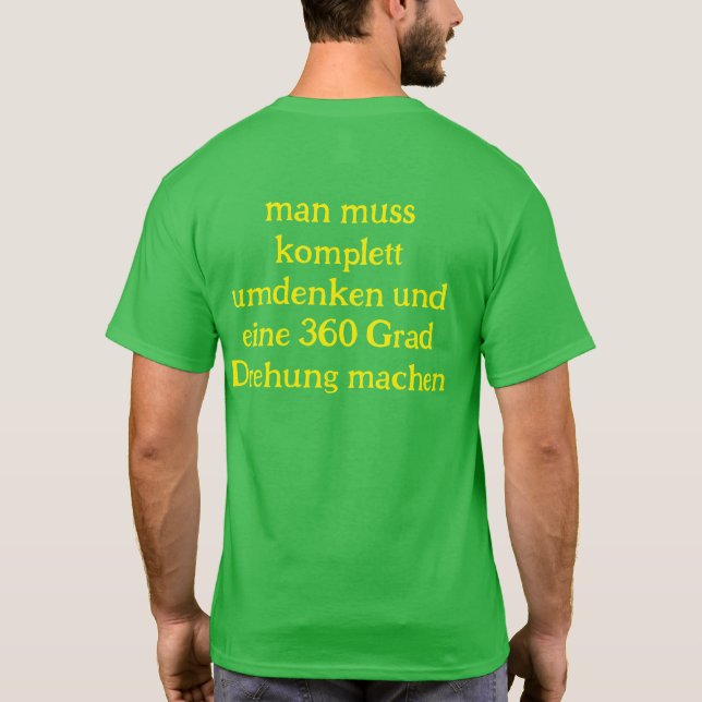 Camiseta Anti Grüne Spruch (Verso)