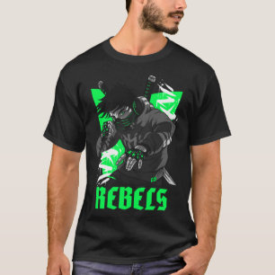 Camiseta Anti-Hierarquia uma Sociedade sem uma warri de hie