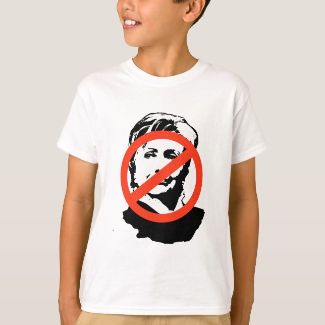 Camiseta ANTI-HILLARY: Anti-Hillary Clinton (Frente)