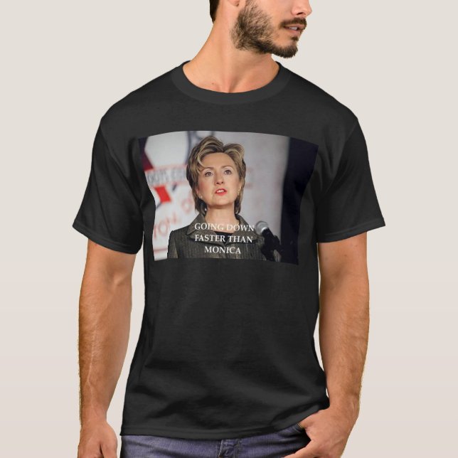 Camiseta anti hillary clinton (Frente)