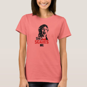 Camiseta Anti-Hillary: Ela sustos mim t-shirt