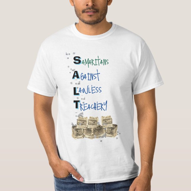 Camiseta ANTI-Ice Political Value Tee (SALT) - Salt (Frente)