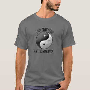 Camiseta Anti-Ignorância Da Vacina Pro - Disparação Complet