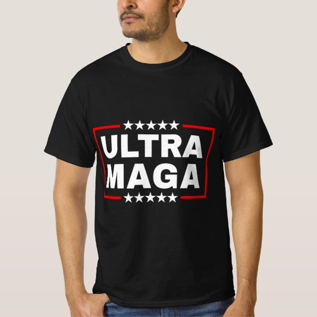 Camiseta Anti Joe Biden Ultra Maga  (Frente)