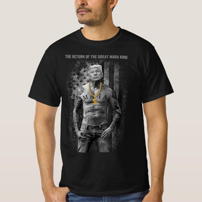 Camiseta Anti Joe Biden Ultra Maga O Retorno Do Excelente  (Frente)