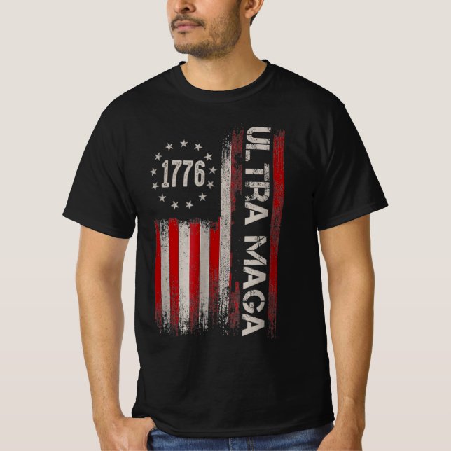 Camiseta Anti Joe Biden Ultra Maga O Retorno Do Excelente (Frente)