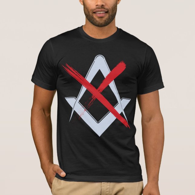 Camiseta Anti mason/No Masons (Frente)