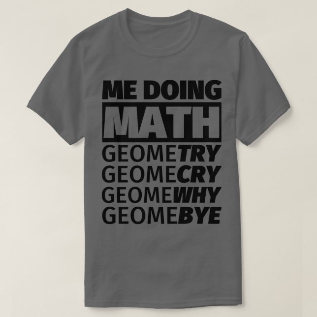 Camiseta Anti-Math I Odeia Matemática na Escola de Matemáti (Frente do Design)