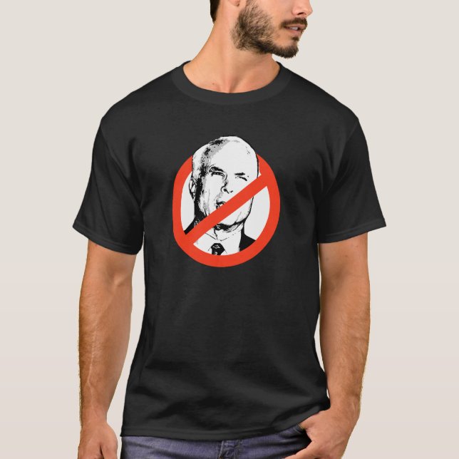 Camiseta Anti-Mccain t-shirt (Frente)