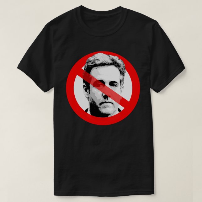 Camiseta Anti Michael Cohen Cruzado (Frente do Design)