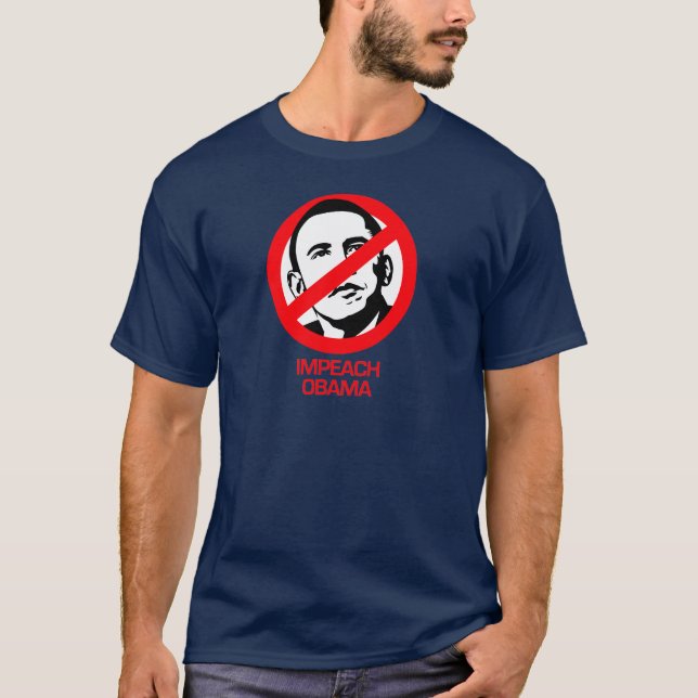 Camiseta Anti-Obama - acuse Obama (Frente)