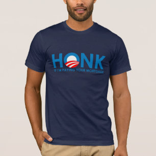 Camiseta Anti-Obama Bumpersticker - Honk se pagar Im seu
