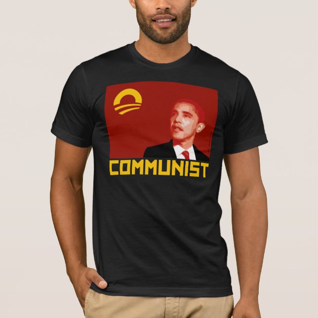 Camiseta Anti-Obama: Comunista de Barack Obama (Frente)