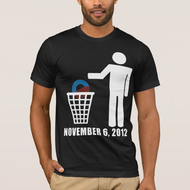 Camiseta Anti Obama - eleição 2012 (Frente)