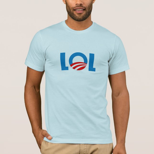Camiseta Anti-Obama - LOL (Frente)