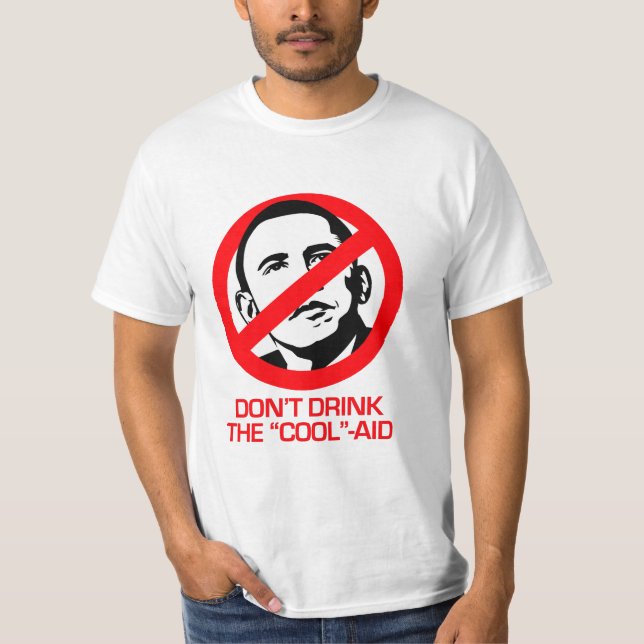 Camiseta Anti-Obama - não beba o legal-auxílio (Frente)