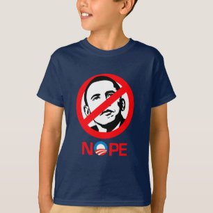 Camiseta Anti-Obama - Nope