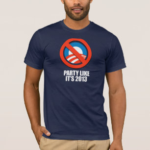 Camiseta ANTI-OBAMA- o partido como ele é 2013