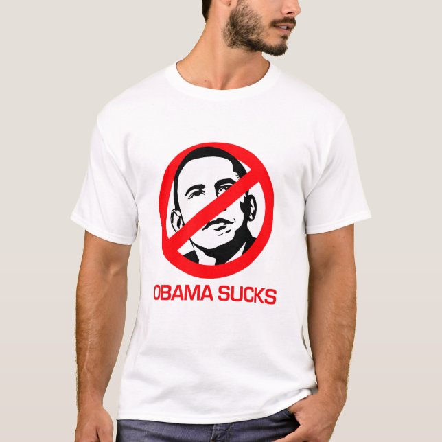 Camiseta Anti-Obama - Obama suga (Frente)