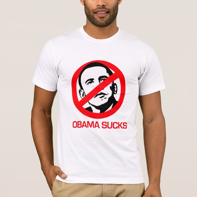 Camiseta Anti-Obama - Obama suga (Frente)