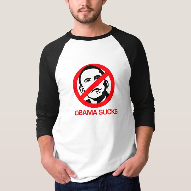 Camiseta Anti-Obama - Obama suga (Frente)