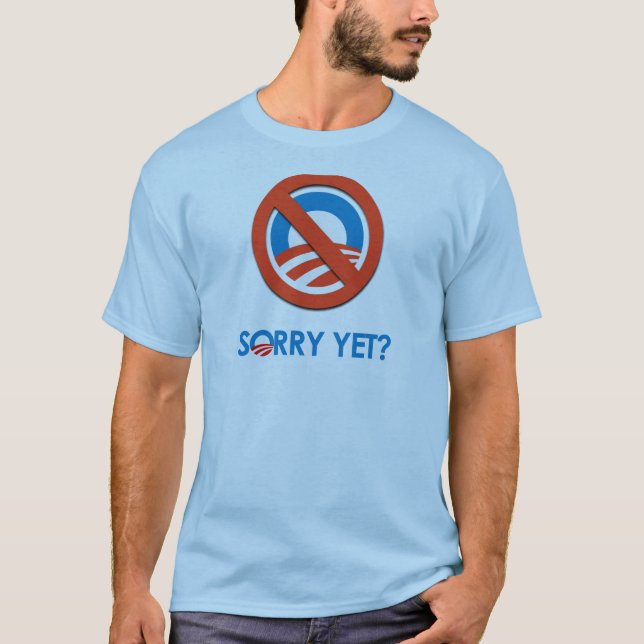 Camiseta Anti-Obama - pesaroso ainda (Frente)