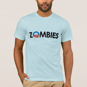 Camiseta Anti-Obama - preto dos zombis