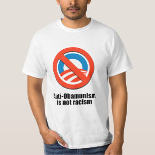 Camiseta Anti-Obamunism não é o racismo